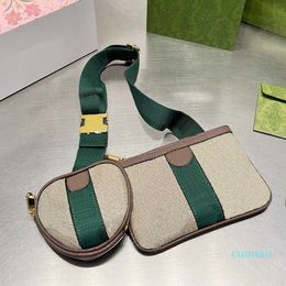 2023-Waist Bags Womens Designer Bags Two Piece Set Shoulder Crossbody Fanny Pack Belt Pouch Classic Women Purse Handbags Wallet Luxurys Wallet