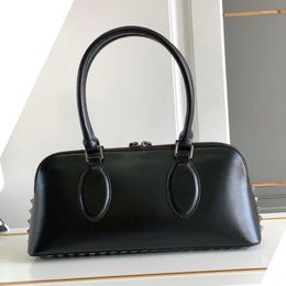 Evening Bags Fashion Designer Handbag Solid Color Leather Bag Luxury Rivet Chain Shoulder Large Zipper Underarm