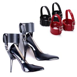 Shoe Parts Accessories 1 Pair High Heels Locking Belt Ankle Cuff High-Heeled Shoes Restraints Kit Shoes Accessories 230822