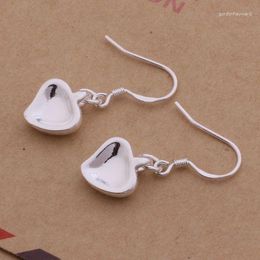 Dangle Earrings AE176 Trendy Wholesale R Fashion Jewellery 3 D Heart /bhlajysa Bhyajzfar Plated