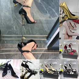 designer Dress Shoes womens pumps stiletto heel sandals 8 10 cm Party Wedding Office Career black nude hot red brown Luxurys