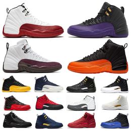 Jumpman 12 12s Twelve XII basketball shoes Royal Eastside Golf Playoff Black Flu Stealth Grind FIBA Brilliant Orange womens Trainers Cherry For Purple