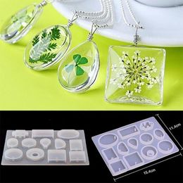 Chains Necklace Women Hand Jewelry Resin Silicone Pendant Mould DIY Craft Making Home