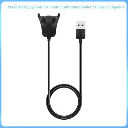 1M USB Charging Cable for TomTom Adventurer Golfer 2 Runner 2/3 Spark 3 Smart Watch charger