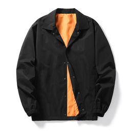 Men's Jackets Hip Hop Streetwear Plain Black Jacket Vintage Waterproof Lightweight Windbreaker For Men 230822