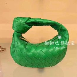 Top Handbag Italy Jodie Bag Partial Mini Knot Underarm Woven One Shoulder Leather