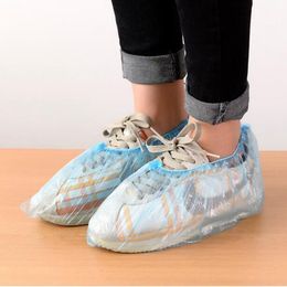 Plastic Waterproof Disposable Shoe Covers Rain Day Carpet Floor Protector Cleaning Shoe Cover Overshoes For Home