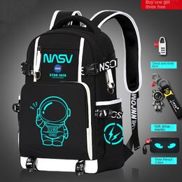 Backpacks 2023 Waterproof Luminous children School Bags For Boys Kids Backpack Primary Schoolbag Book Bag Mochila Infantil 230822