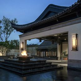 Wall Lamp Chinese Light Outdoor Garden Landscape Park Villa Gate External
