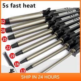 Curling Irons Professional Ceramic Hair Curler LED Digital Temperature Display Curling Iron Roller Curls Wand Waver Hair Styling Tool 20#122 230822