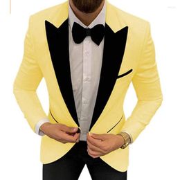 Men's Suits European And American (suit Trousers) Fashion Handsome Wedding Party Groom Man Men Two-piece Suit