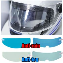 Motorcycle Helmets Clear Helmet Anti-fog Film And Rainproof Lens Durable Nano Coating Sticker Moto Accessories