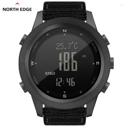 Orologi da polso North Edge Apache-46 Men Digital Watch Outdoor Sports Running Swimming Sport Orologi Altimeter Barometro bussola