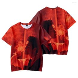 Men's T Shirts KinnPorsche 3D T-shirt Short-sleeved Kids Tee The Series BL Tailand Summer Boy Girls 2023 Fashion