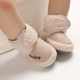 First Walkers Warm Infant Toddler Crib Snow Boots Soft Comfortable Girls Boys Anti Slip Socks Slipper born Baby Shoes 230823