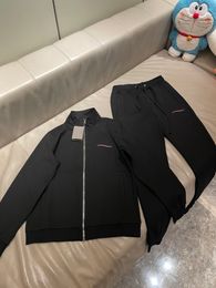 Luxury brand designer tracksuits fall and winter the latest cotton black tracksuits high quality top mens tracksuit