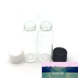 Clear Essential Oil Glass Bottle with Orifice Reducer Siamese Plug Perfume Sample Vials Empty Perfume Test Bottle 5ml Wholesale