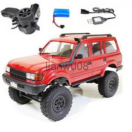 Electric/RC Car WPL C54 RC Car 116 4WD 24G Radio Control OffRoad WPL Full Scale Electric Buggy Moving Machine RC Cars Kids Toys Gift x0824