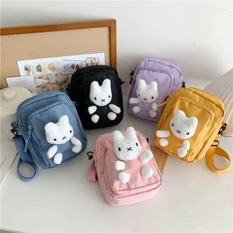 Storage Bags Children's Women's Bag Nylon Cloth Small Square Fashion Sweet Shoulder Cross-body