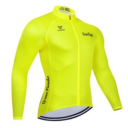 Cycling Shirts Tops Long Sleeve Jersey Clothing Sports Breathable Coat Road Bike cycle jersey mtb for men 230824
