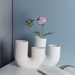 Vases Maceta Sencilla Para Flores Accesorios Sala De Estar Interior Oficina Mesa Escritorio Dormitorio