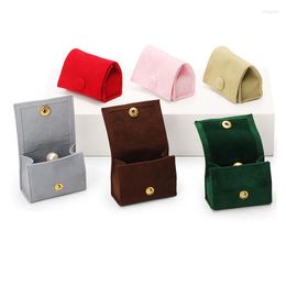 Jewelry Pouches Fashion Packaging Box Bag Flannel For Ring Bangle Bracelet Necklace Earrings Set Exquisite Gift