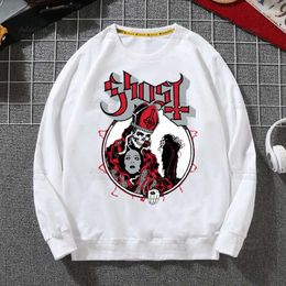 Men's Hoodies Ghost Band Printing Street Style Casual Short Sleeve Men B.C T Shirt O-neck Tshirt Male T-shirt