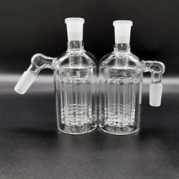 Glass Bong Hookahs Ash Catcher 8 Arm Tree Perc 3 Color 14mm 18mm Male To Female 45degrees 90degrees Ashcatcher Water Pipe Bubbler For LL