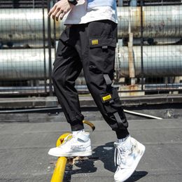 Brand Designer Spring Hip Hop Joggers Men Minestri Black Harem Pants MultiSpocket Vantalini da uomo Streetwear Mens Casual Mens Pants278V 278V