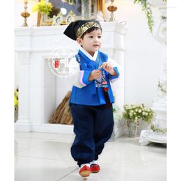 Ethnic Clothing South Korea Imported Fabrics Boy's First Birthday Hanbok High-end Children's