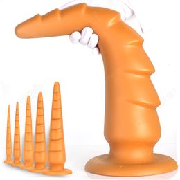 Anal Toys Long Plug Anus Expansion Stimulator Adult Large Sex Huge Butt Plugs Prostate Massager Men Female Big Beads 230824