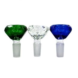 Accessories Diamond Glass Slide Bong Bowl In Assorted Colours Male 14Mm Smoking For Water Pipes Drop Delivery Home Garden Household S Dhhrg