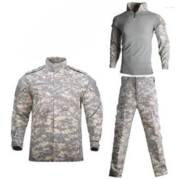 Men's Tracksuits ACU Camouflage Suit Outdoor US Military Version American Training Work Tactical Spring And Autumn Coat