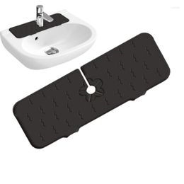 Table Mats Kitchen Sink Guard Splash Foldable Silicone Drainer Pad For Gadgets Toilet Faucet Counter Bathroom And