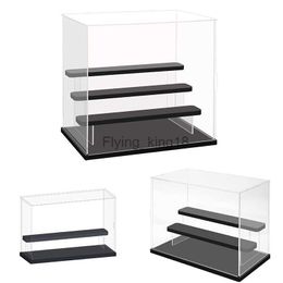 Multi-Layer Acrylic Storage Display Stand With Base Hand-Made Storage Acrylic Box for Figure Doll for Lego Display Cabinet HKD230812