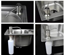 Dispensatore di sapone liquido Lavello da cucina ABS in plastica in plastica in bottiglia di pompa per lozione per bagno e organizzare 250 ml
