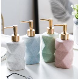 Bath Accessory Set Ceramic Wash 6-Piece Lotion Bottle Toothbrush Rack Mouthwash Cup Soap Dish Tray Decoration Accessories Bathroom Supplies