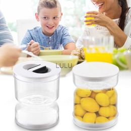 Sealed Pickle Jar Wet and Dry Separation Container Cucumber Olives Pickles Bottle with Flip Container and Strainer Food Storage HKD230810