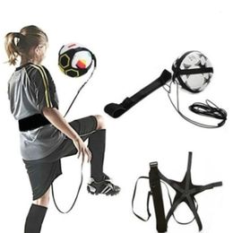 Other Sporting Goods Soccer Ball Juggle Bag Children Auxiliary Circling Belt Kick Soccer Trainer Football Kick Kids Football Training Equipment 230823