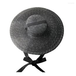 Wide Brim Hats Oversize Woman Floppy Hat Large Outdoor Straw Weaving Summer Cap Drop