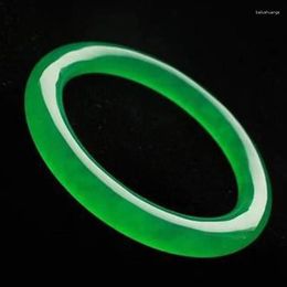 Bangle Fine Jewellery Green Jade Women Fashion Jewellery Genuine Natural Bracelet Real Jades Bangles Lady Accessories