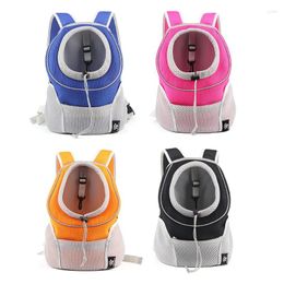 Cat Carriers 67JE Mesh Material Pets Backpack Breathable Soft Bag Dog Walking Durable For Carr