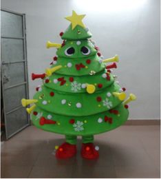 Christmas Tree Mascot Costumes Halloween Costume Dress Suit Adult Fancy Party Animal carnival