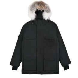 Winter Down Jacket Top Quality Mens Puffer Jackets Canadian Goose Hooded Thick Warm Parka Doudoune Homme Outdoor Coats Coat Upscale121