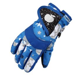 Children'S Mittens Oc010 Childrens Child Girls Boys Waterproof Warm Gloves Winter Professional Ski Snow Kids Windproof Skiing Snowboar Dhgum