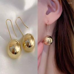 Dangle Earrings 2023 Fashion Trend Unique Design Simple Exquisite Geometric Round Ear Hook Women Jewelry Wedding Party Gift Wholesale