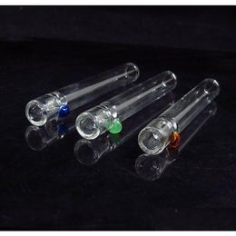 Smoking Pipes 12Mm Concentrate Taster Glass One Hitter Smoke Pipe Tobacco Spoon Heavy Mix Colour Wholesale Drop Delivery Home Garden Dhyqd