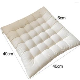 Pillow High Elasticity Washable Decorations Anti-slip Linen Chair Household Sponge Seat Office Decor