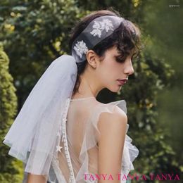 Headpieces Elegant Applique Wedding Headdress Simple Bridal Accessories Graceful Headwear Matching Gown Fashionable Hairband SWD768