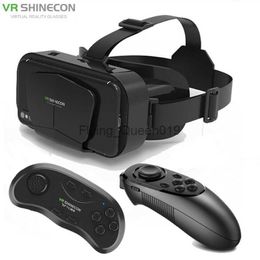 Original G10 IMAX Giant Screen VR Glasses 3D Virtual Reality Box Google Cardboard Helmet for 4.7-7" Smartphone Matching Joystick HKD230812